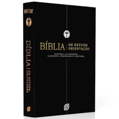 Bíblia de Estudo Orientação NVI | Letra Normal | Capa Black | Conhecimento Bíblico Aprofundado