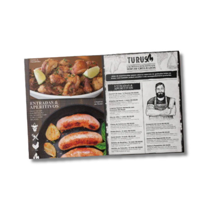 Menu Visual - Cardápio + Display de mesa